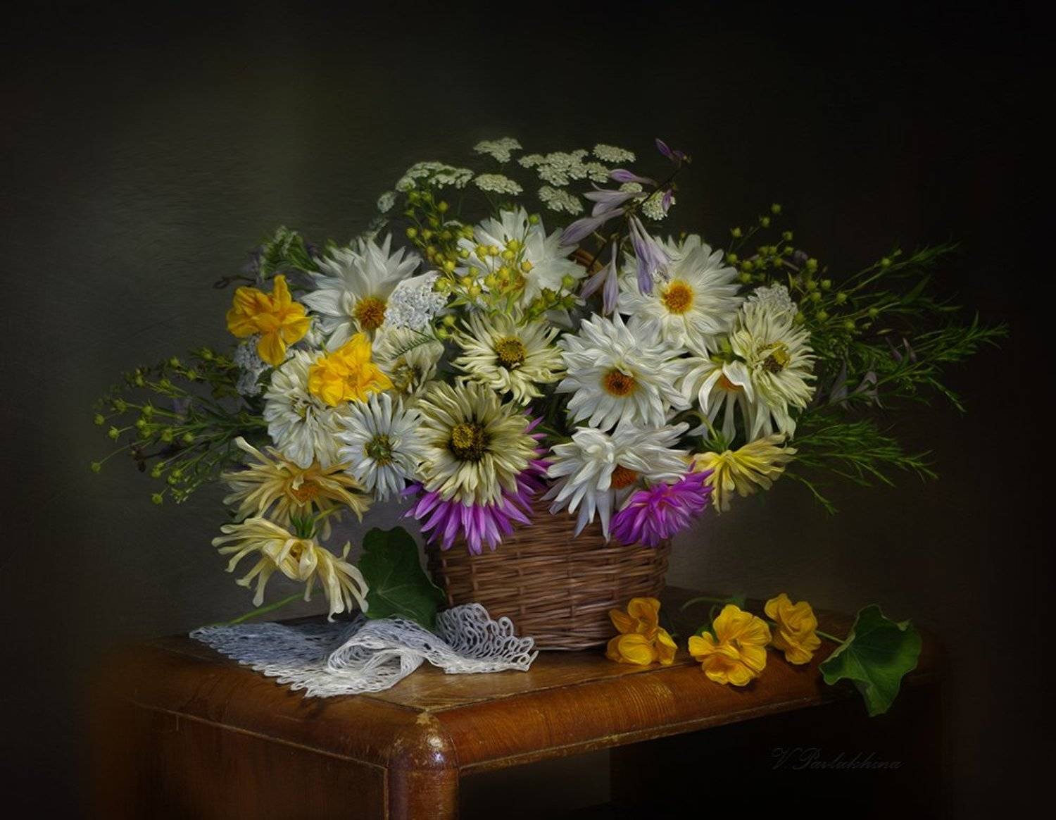 натюрморт,цветы,лето,белый,фон,вера павлухина,, Вера  Павлухина