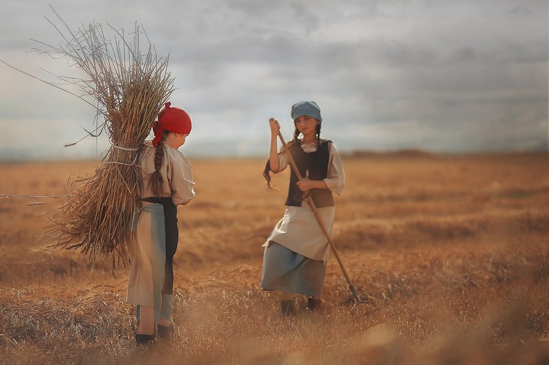 photo, israel, girls, fermer, glamur, art, portrait,  Collective farmers...... фото превью
