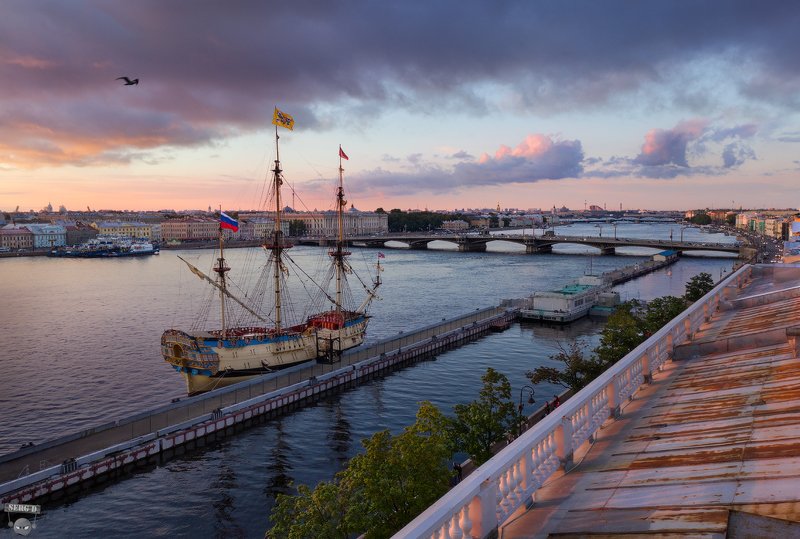 Линейный корабль Полтава, Английская набережная фото превью