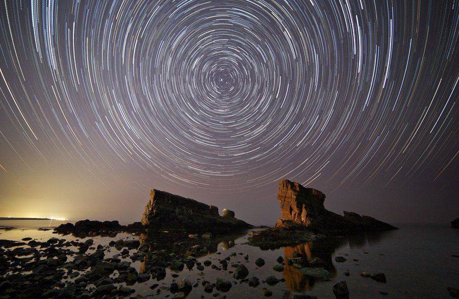 ночное, море, Павел Пронин