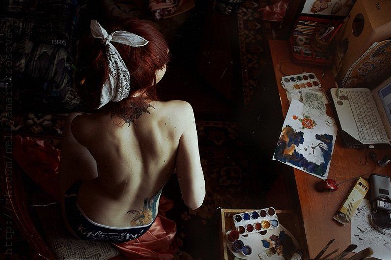 ню, жанр,художница artist фото превью