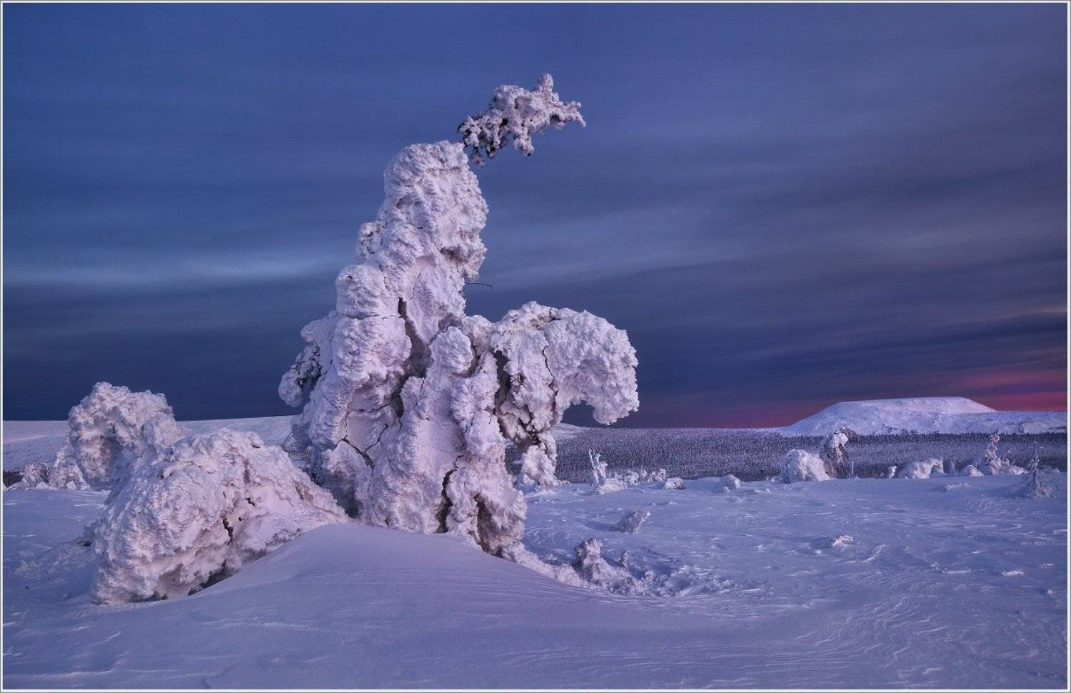 пейзаж, природа, урал, зима, горы, снег, гух, призраки, Сергей Макурин