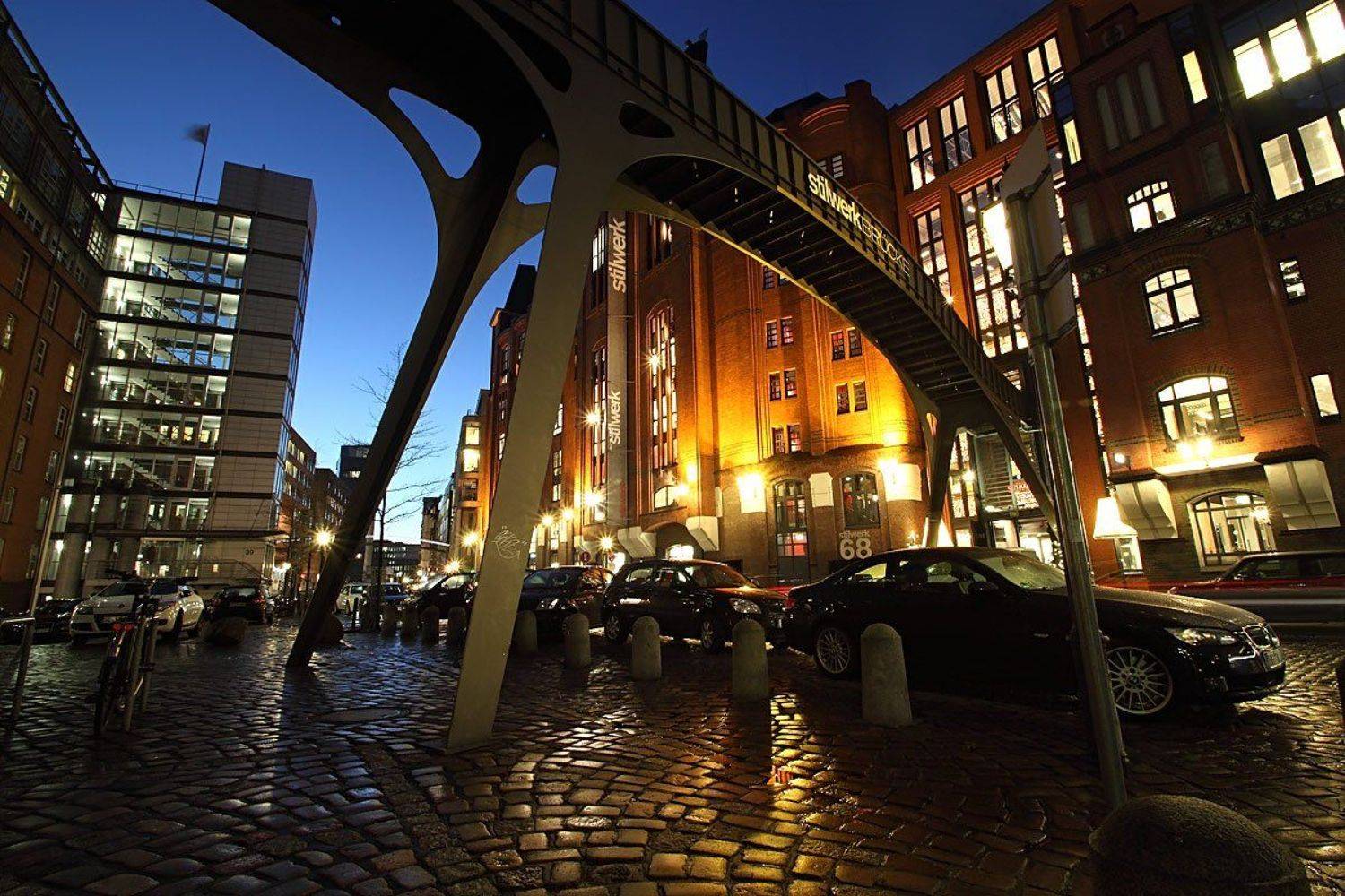 германия, гамбург, вечер, Игорь Дубровский