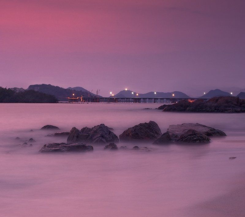 тай, sattahip, море, камни Огоньки фото превью