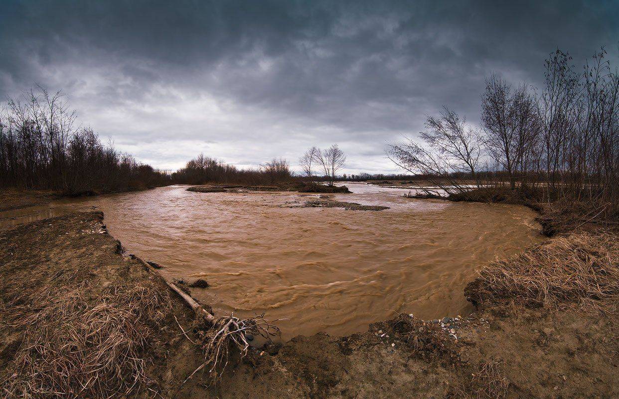 река, лаба, весна, кофе, с, молоком, Николай Мысливцев