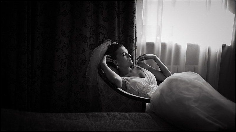 свадебное фото, портрет невесты Sandra фото превью