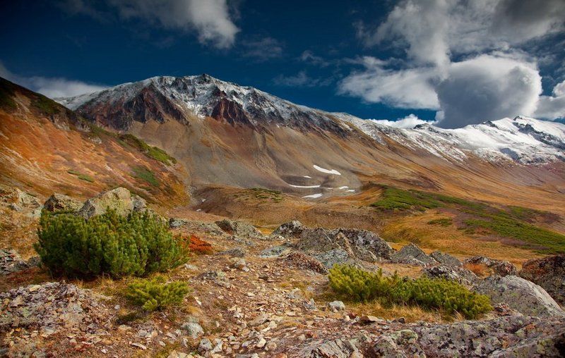природа, камчатка, пейзаж Камчатка.Вулкан Вачкажец фото превью