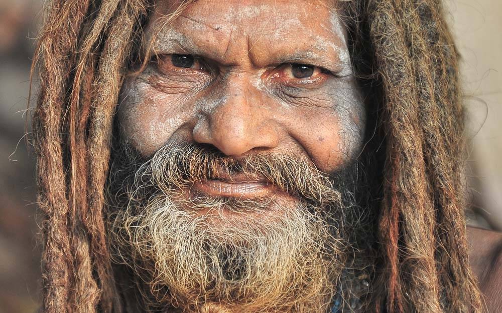 портрет, индия, отшельник, священник, Сотсков Николай