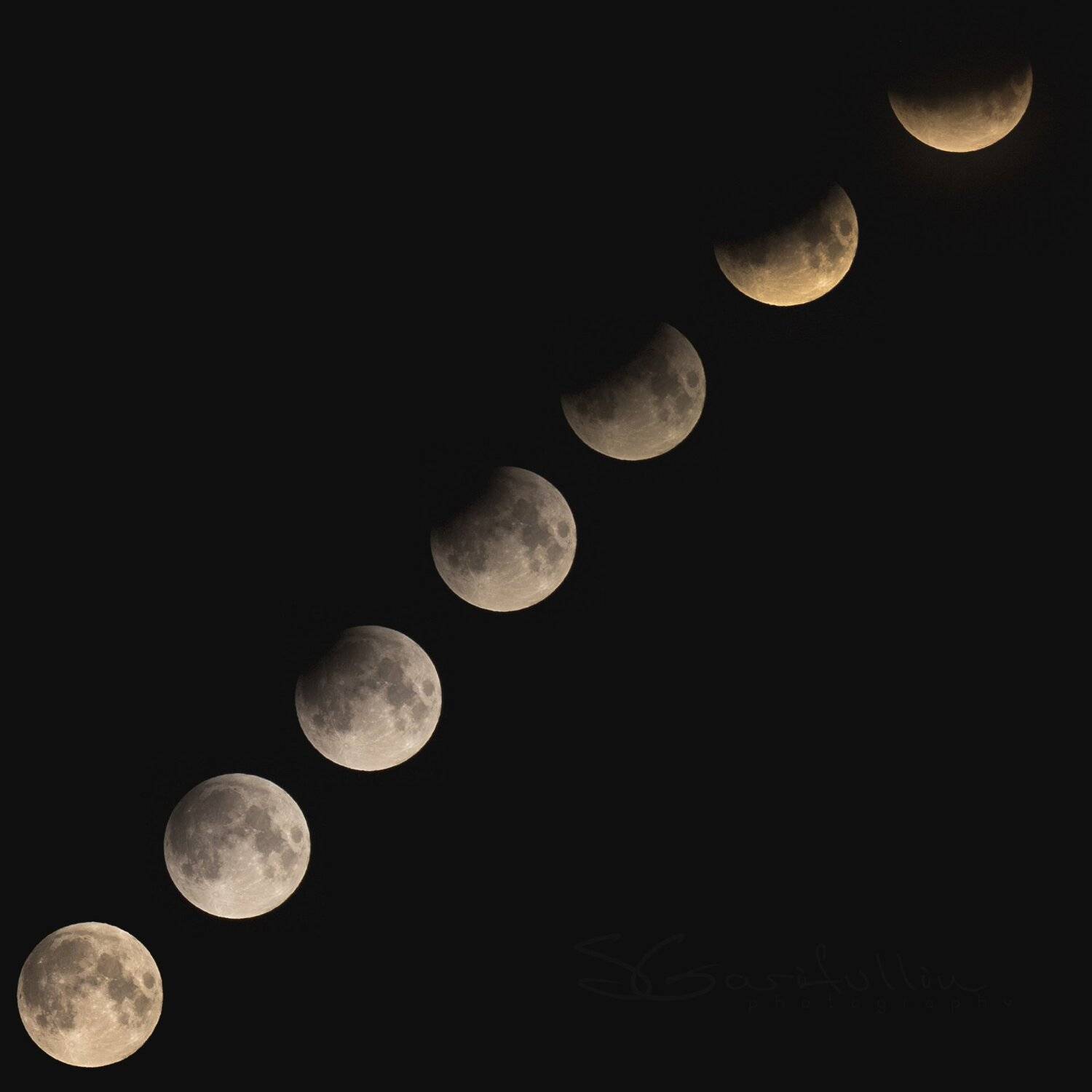 Затмение, лунное затмение, луна, серия, Сергей Гарифуллин