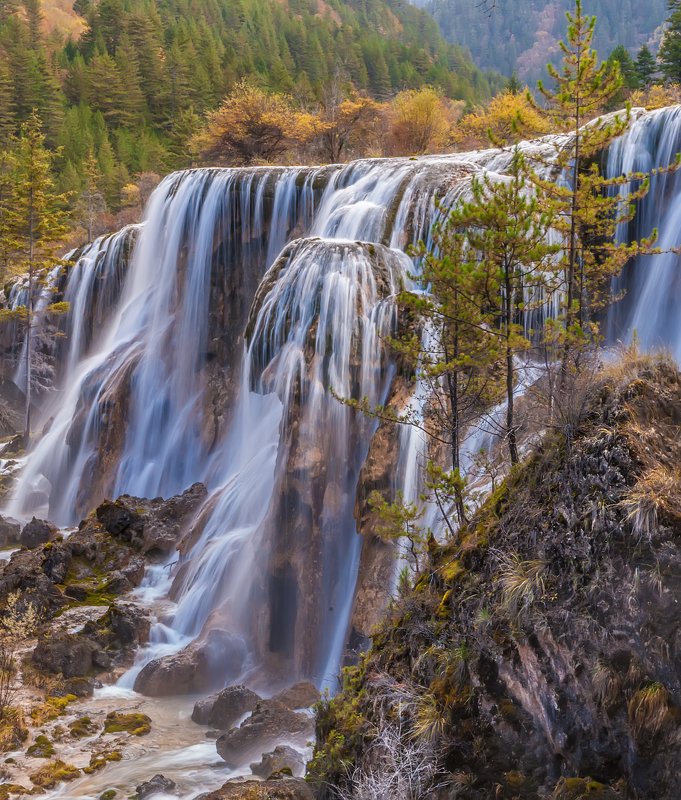 #пейзаж #водопад Водяные покрывала. фото превью