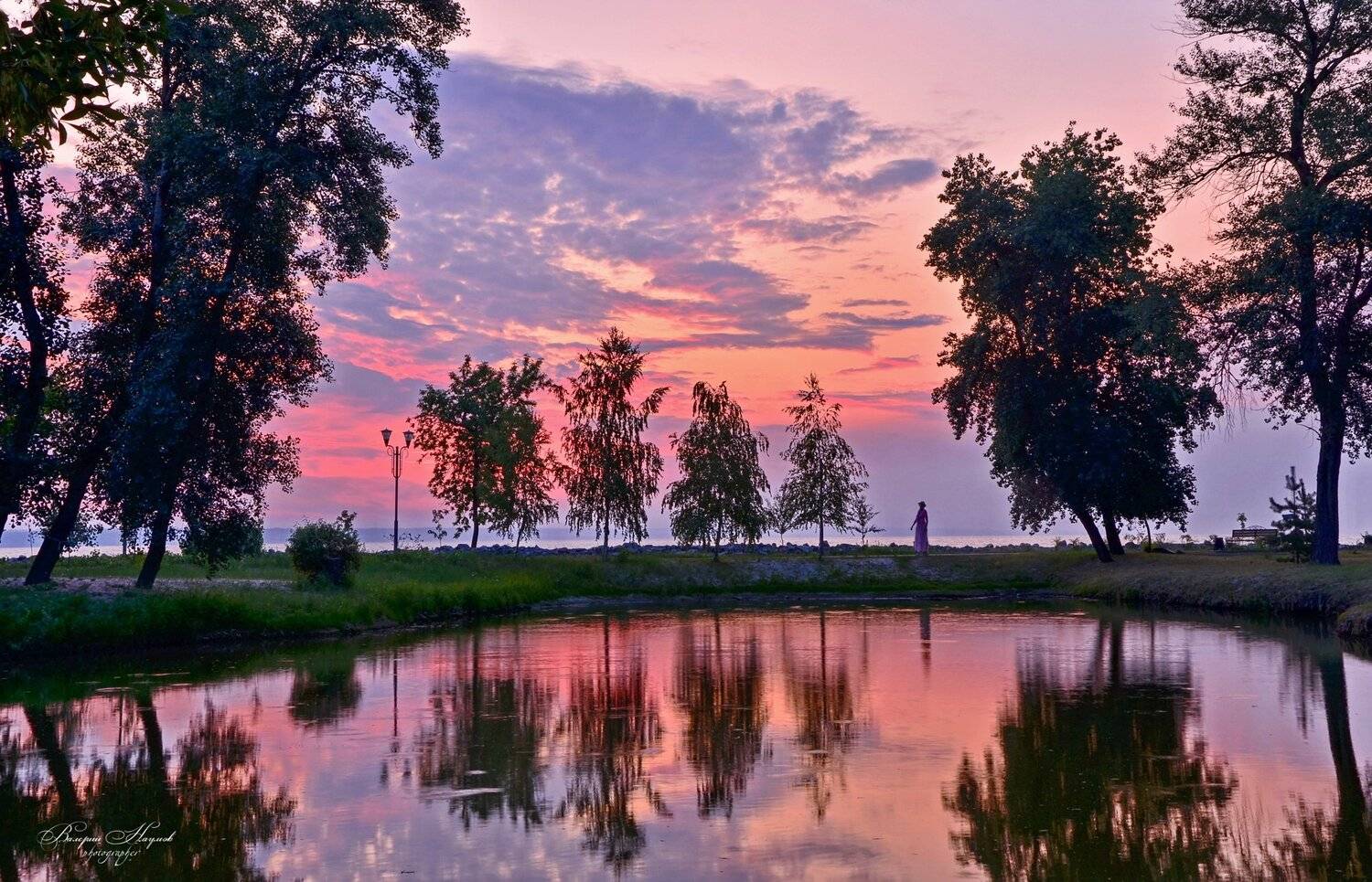 лето , июль, утро, рассвет, восход, небо, облака, Валерий Наумов