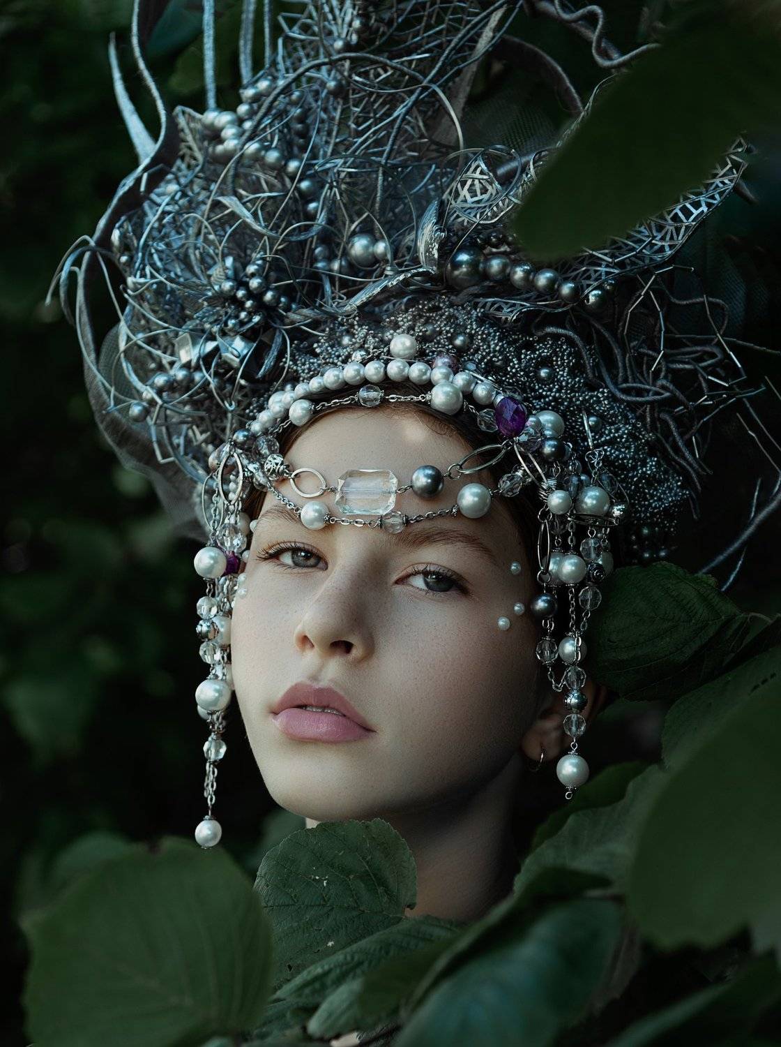 fine art , постановочная фотография ,жанровый портрет, губы , portrait, Natalia Kholodova