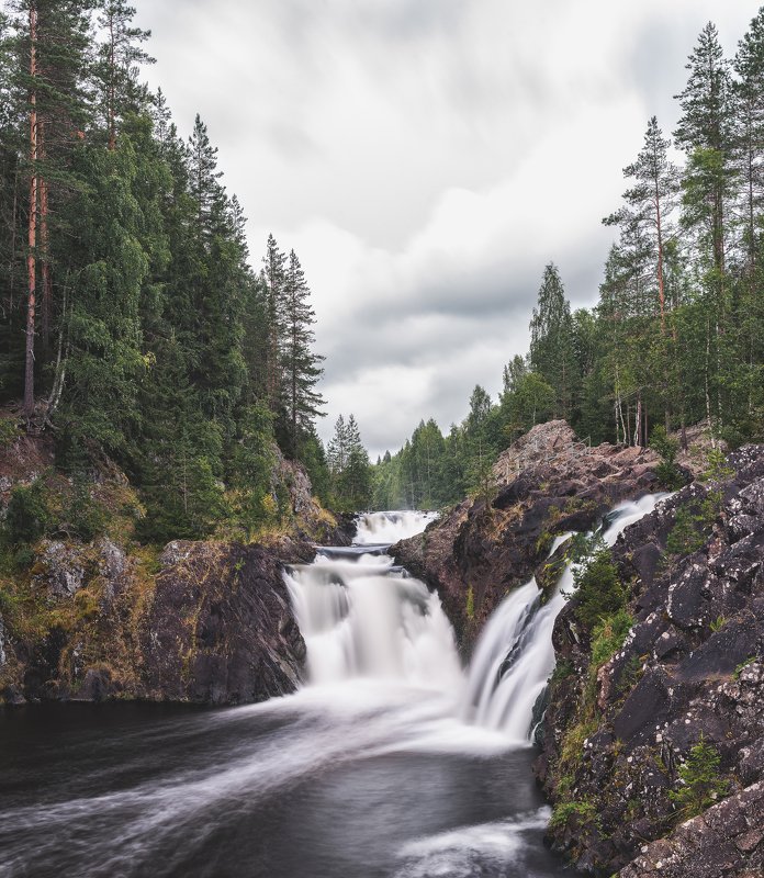 карелия, пейзаж, водопад, россия,  Водопад Кивач фото превью