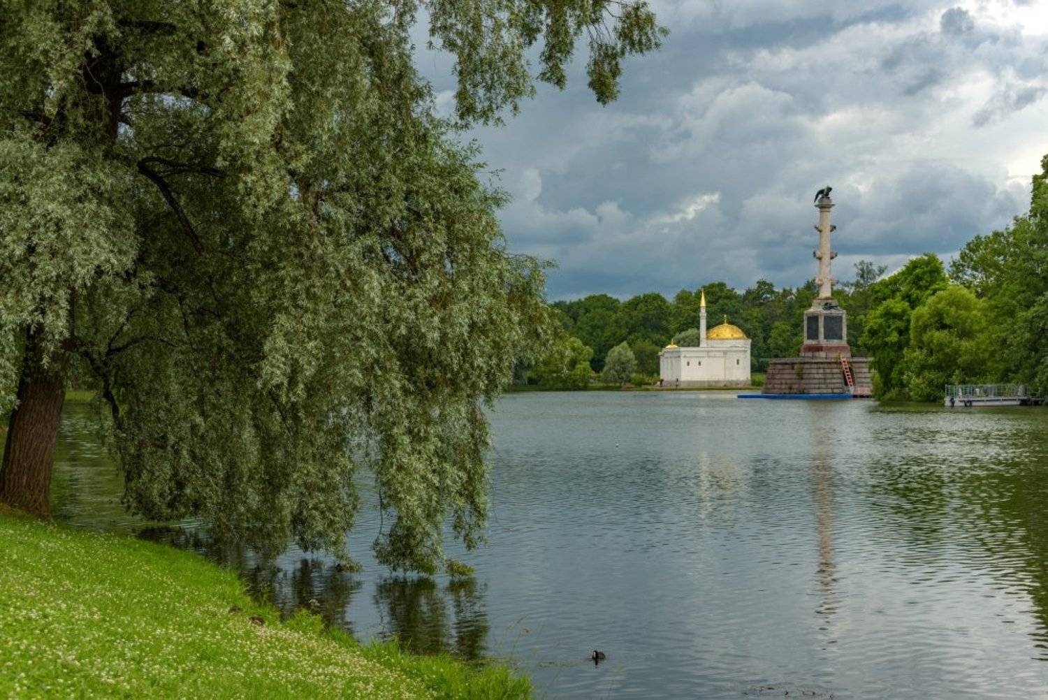 екатерининский парк, чесменская колонна, павильон "турецкая баня", город пушкин, царское село, Марина Павлова