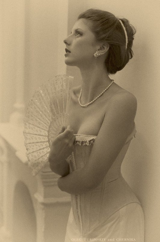 будуар корсет белье девушка туалет Татьяна фото превью