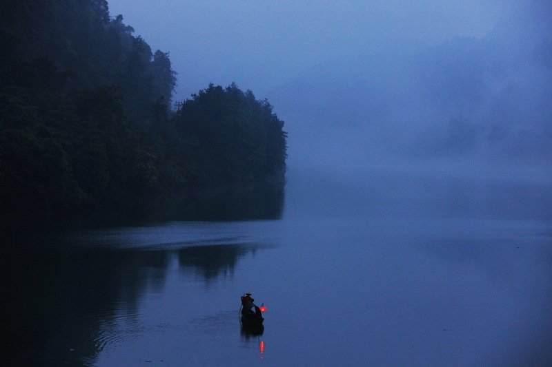 Foggy morning фото превью