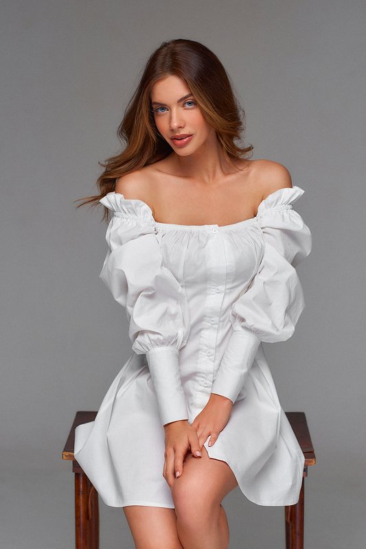 портрет, студия, девушка, гламур Яна фото превью