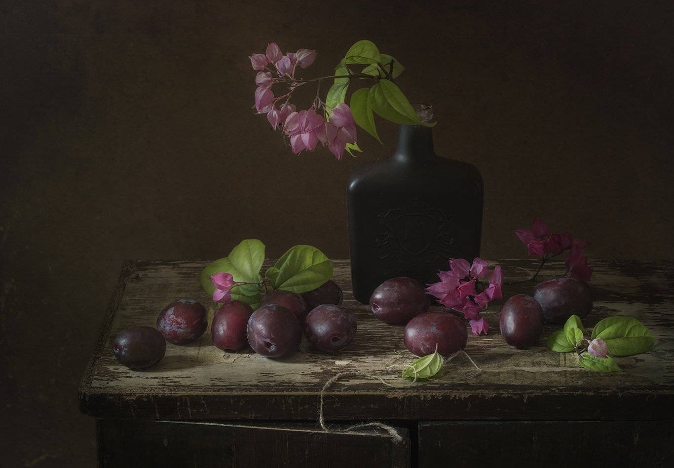 натюрморт,сливы, Елена Рубинская