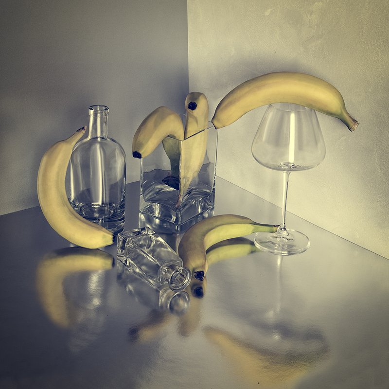 Натюрморт с бананами фото превью