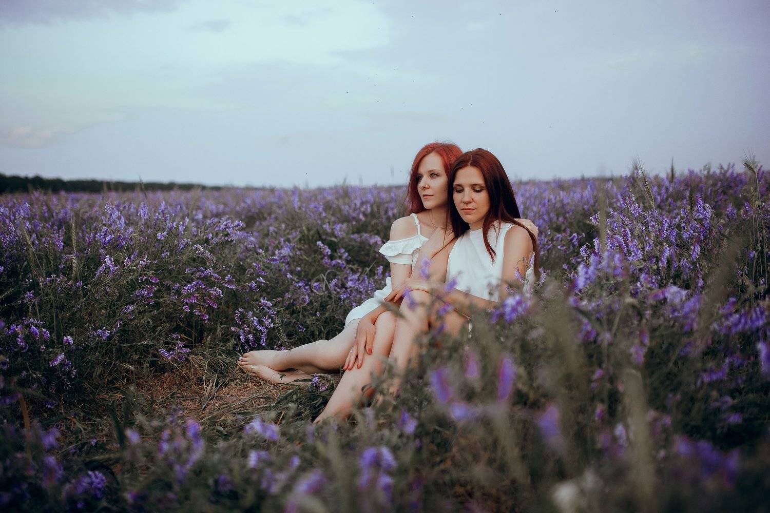 портрет, девушки, природа, цветы, Егор Конабевцев