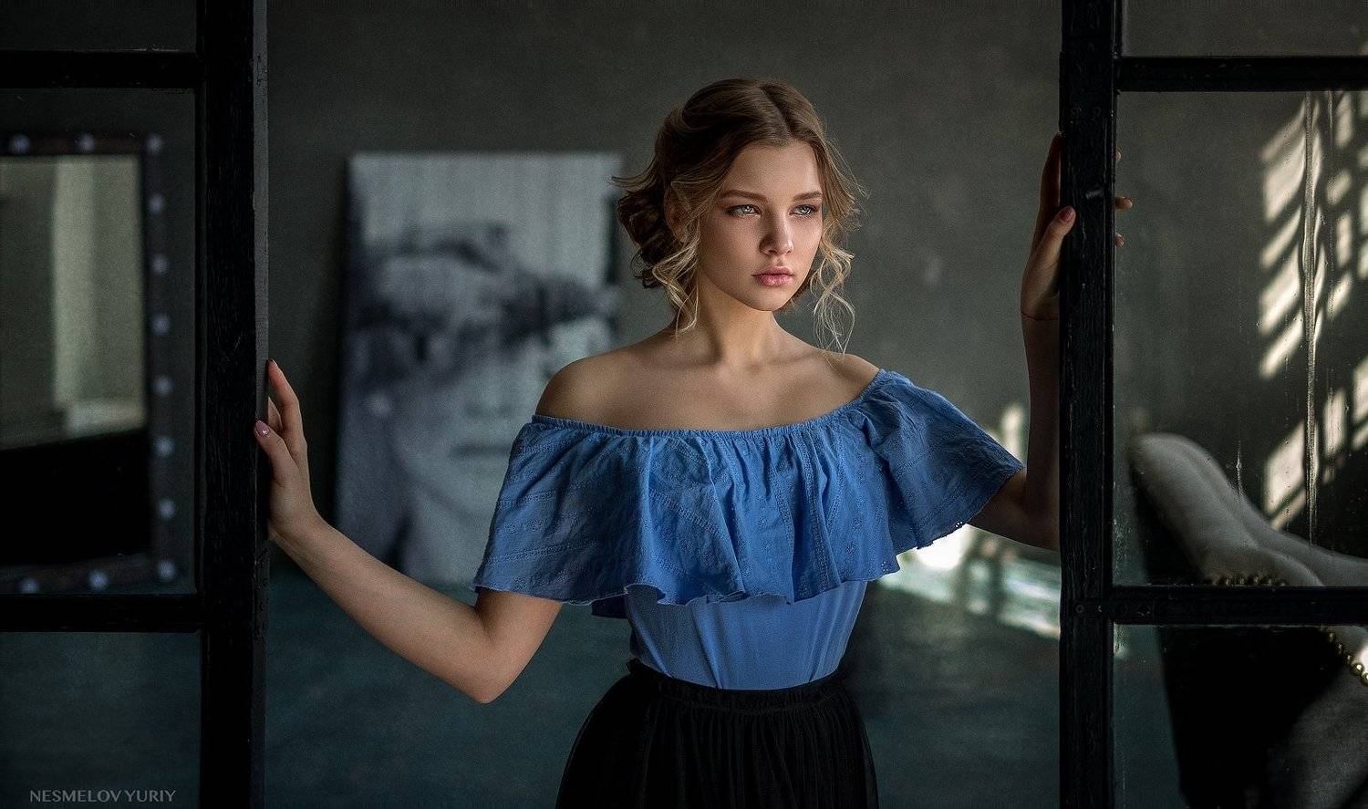 girl, portrait, art, девушка, портрет, Несмелов Юрий