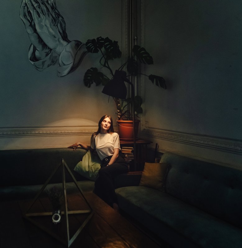 girl, portrait, beautiful, light Жанна фото превью