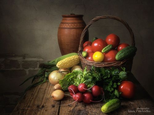 Натюрморт с овощами