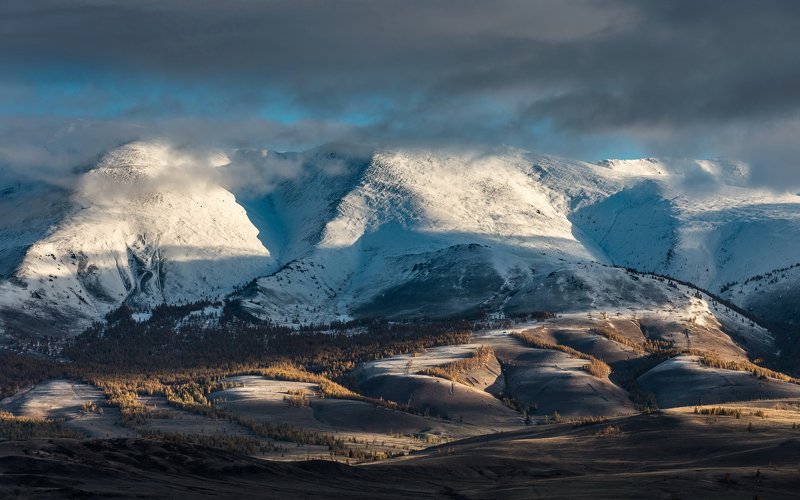 горы, алтай, горный алтай, ник васильев, красота, курай, курайская степь, утро, рассвет, курайский хребет Утро Курая. фото превью