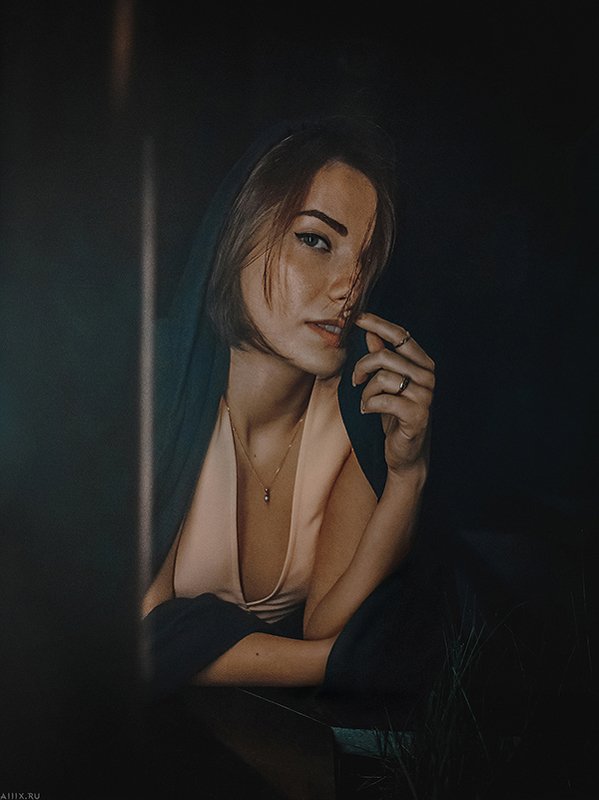 alllx, portrait, young, beautiful, model Kira by alllxborisov фото превью