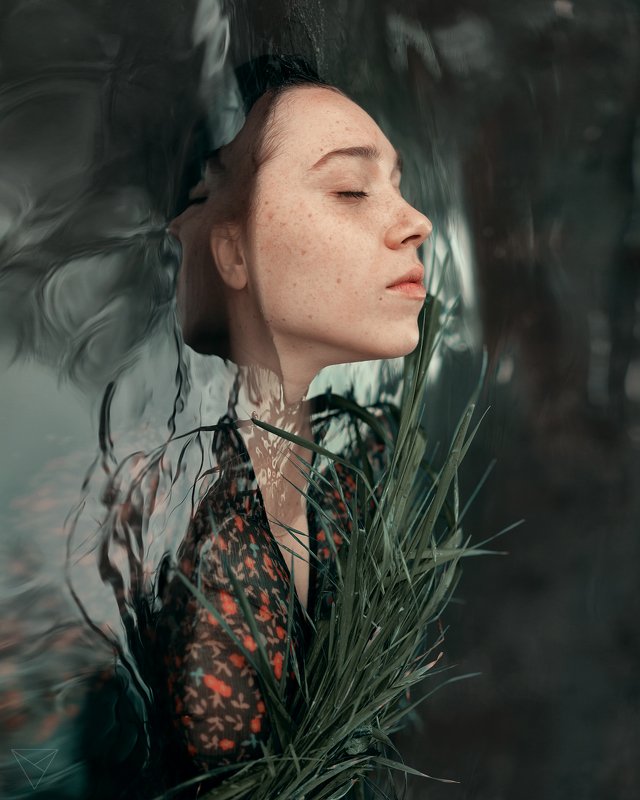 Женский портрет, портрет, природа, portrait, women, красивый портрет, взгляд, вода Саша фото превью