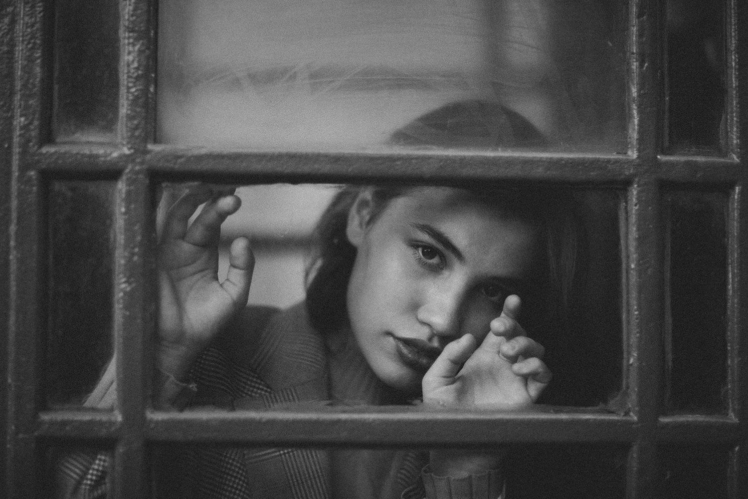 портрет, девушка, черно-белое фото, Алеся Шапран