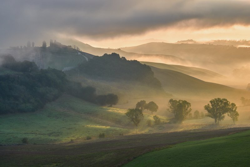 Tuscany fields фото превью
