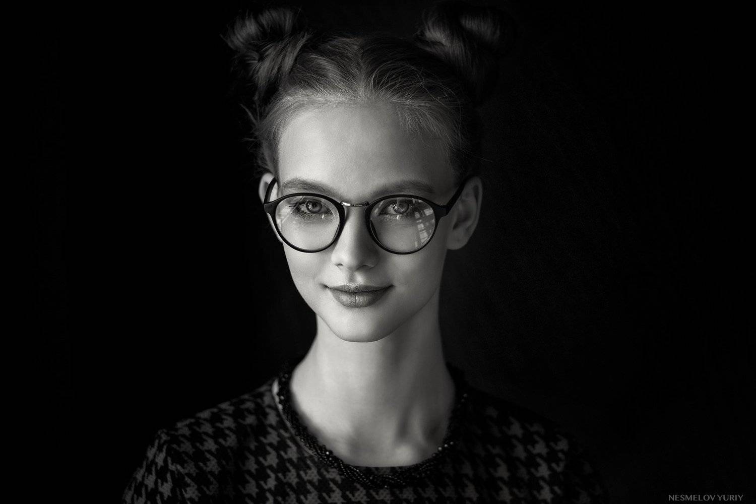 girl, portrait, art, девушка, портрет, черно-белое, blackandwhite, Несмелов Юрий