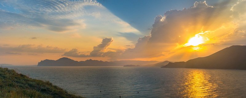 Закат в Орджоникидзе (Крым) фото превью