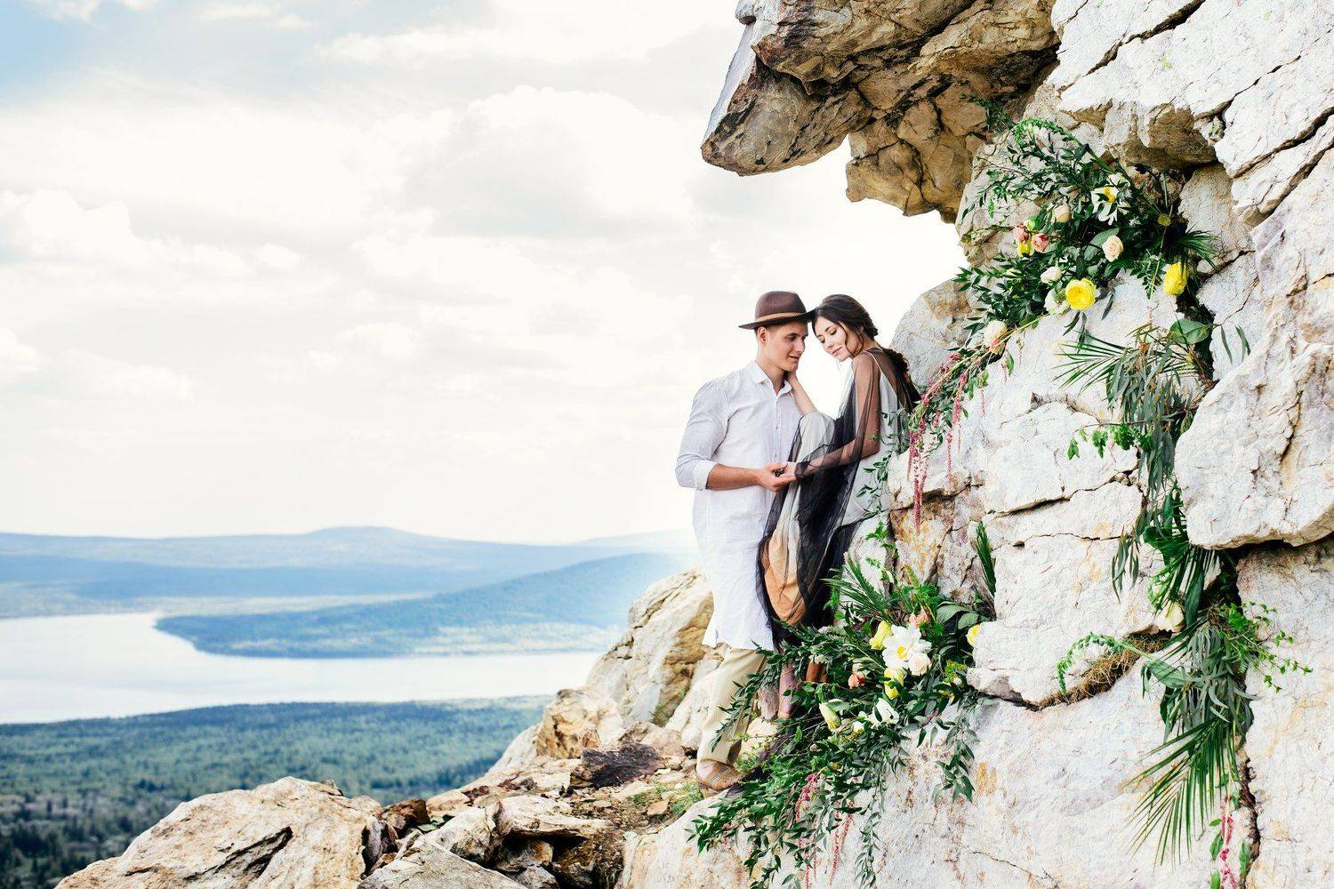 Горы, любовь, пара, жених, невеста, лавстори, Захар Гончаров