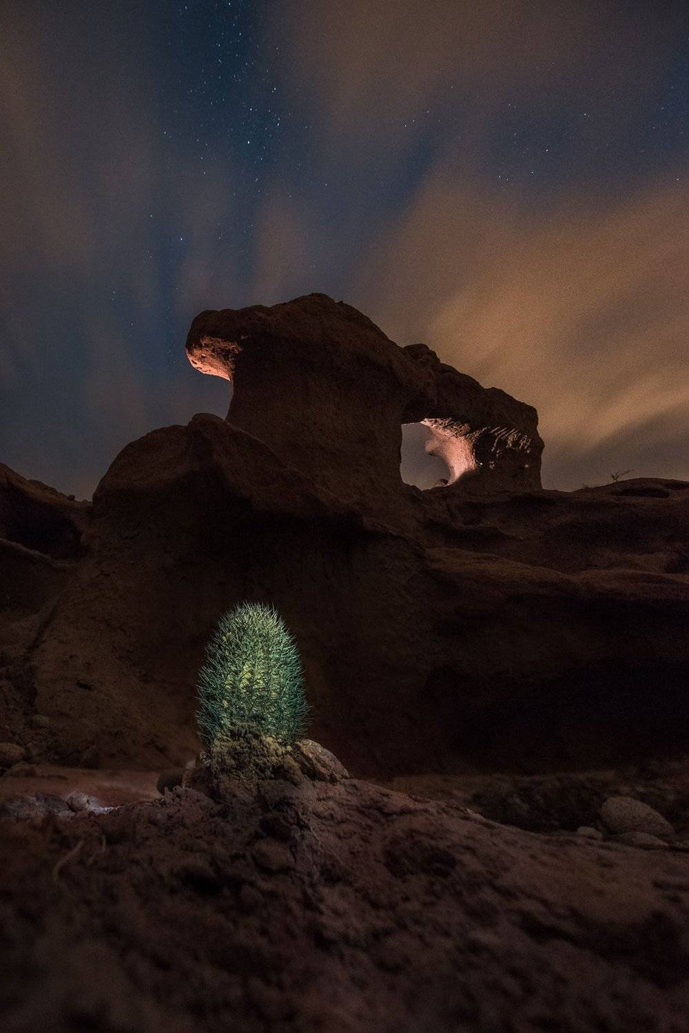 night stars rocks, Gonzalo Javier Santile