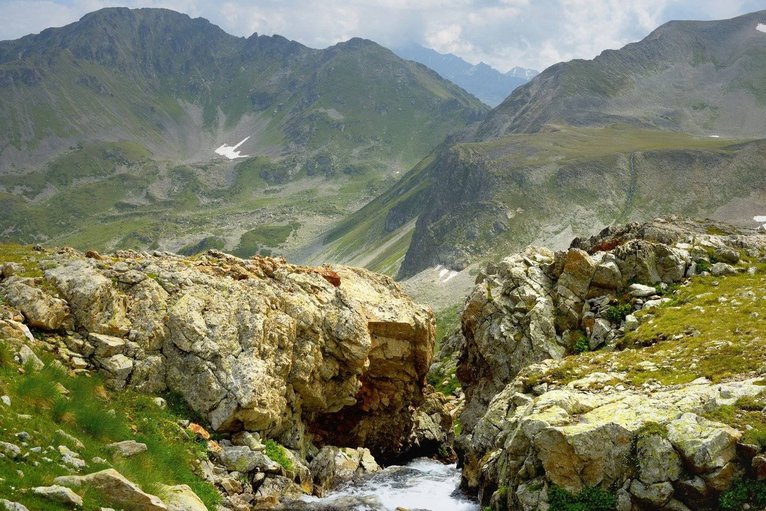 горы лето кавказ уллукель, Александр Жарников