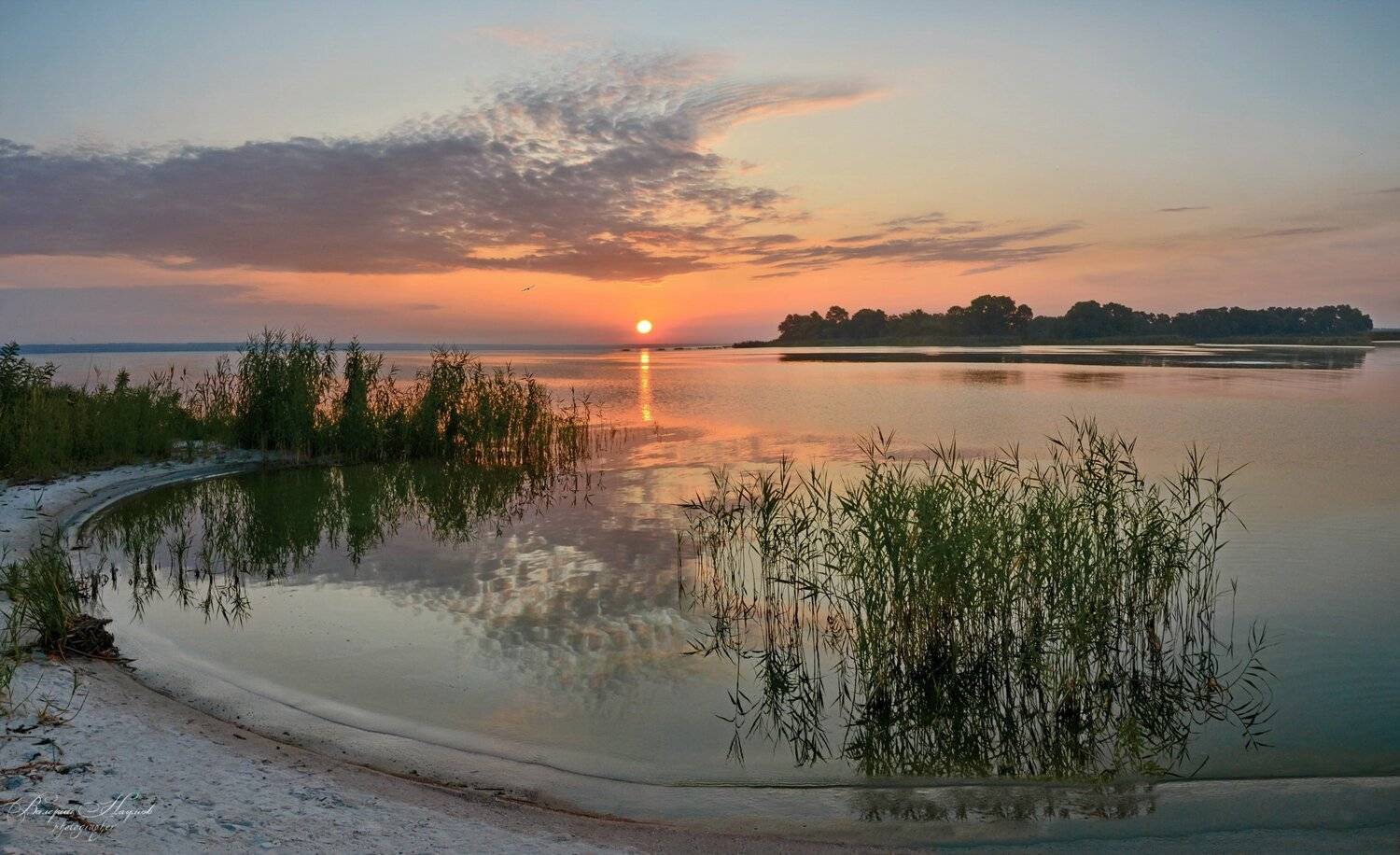 лето, каховка, утро, рассвет, восход,, Валерий Наумов
