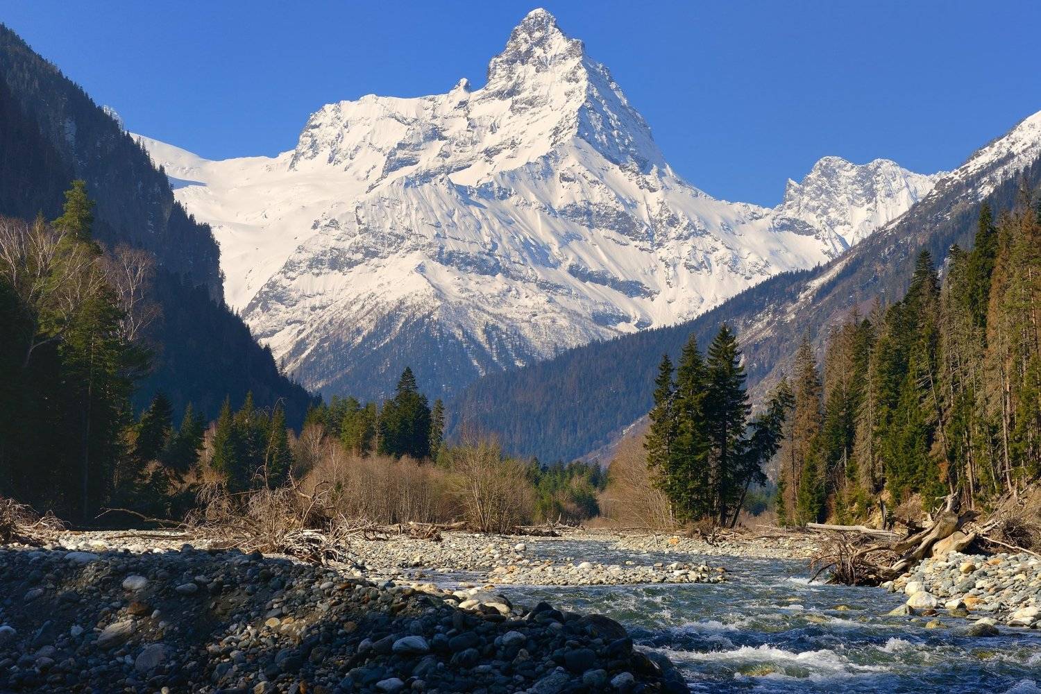 горы весна кавказ белалакая, Александр Жарников