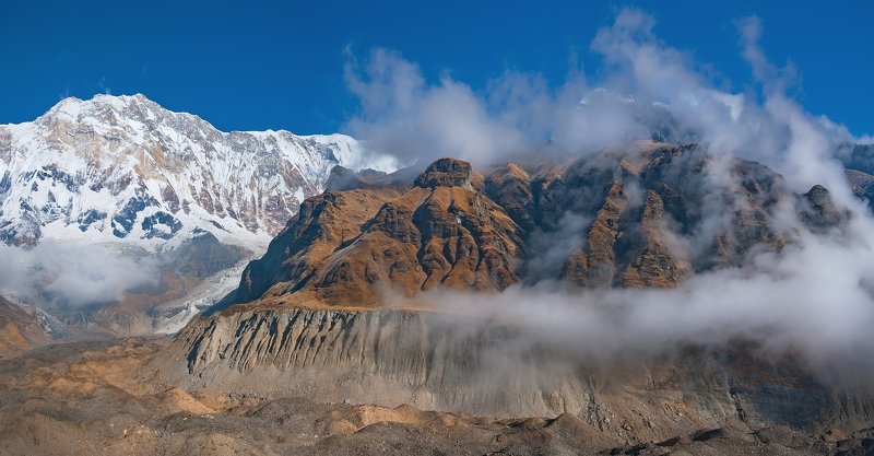 #пейзаж #горы #высота #путешествия #облака #туман  фото превью