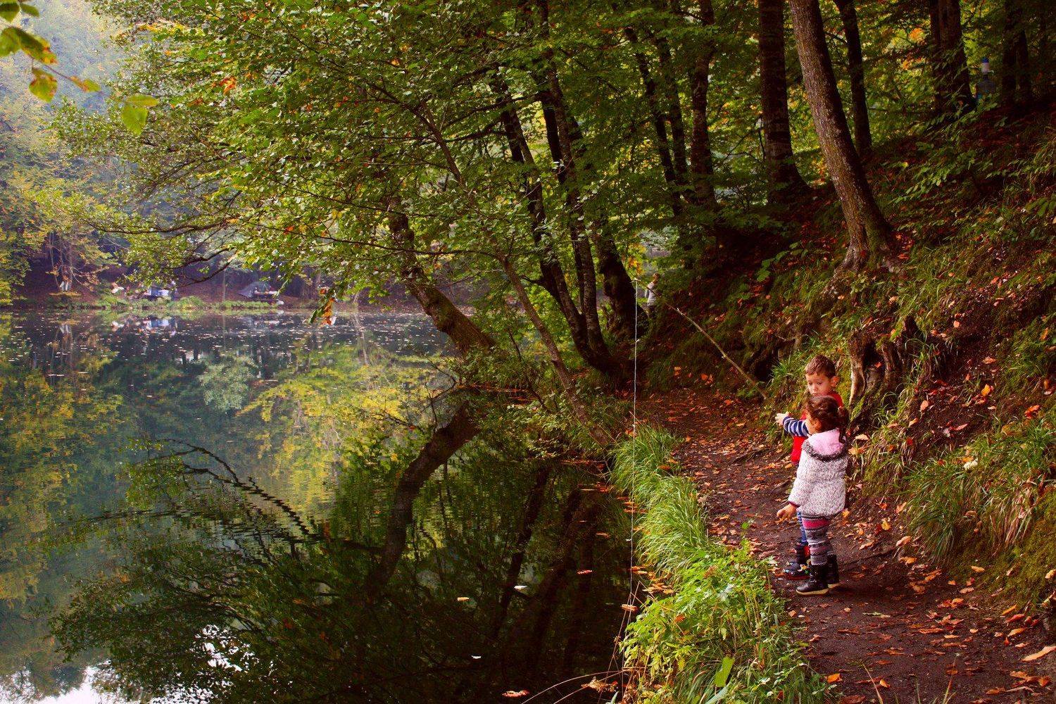landscape,view,image,kids,children,reflections,autumn,lake,forest,photography,travel,freedom,fishing,, Nihan Bayındır