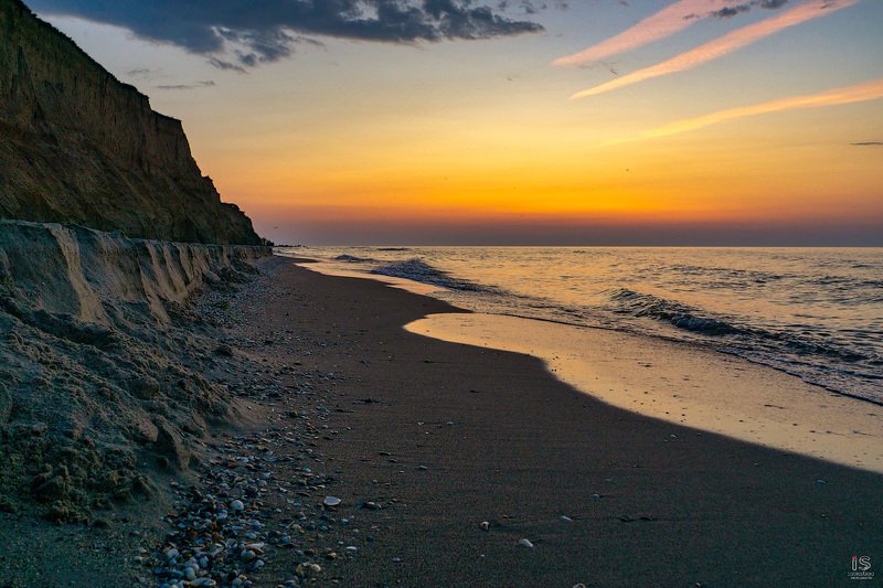 Sunrise at sea фото превью