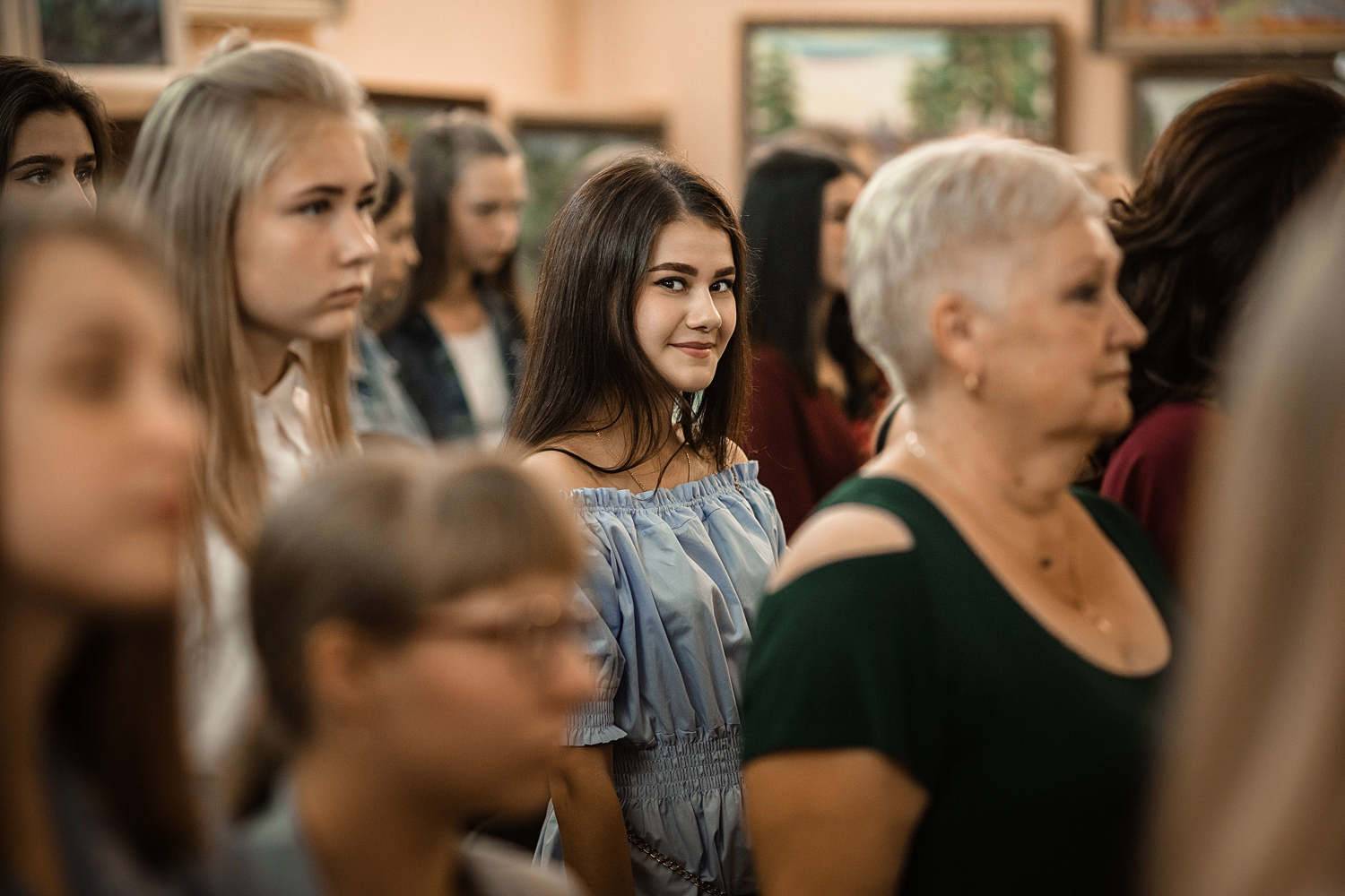 девушка, репортаж, выпускной, выпускница, портрет, школа, люди, фотосессия, Владимир Васильев