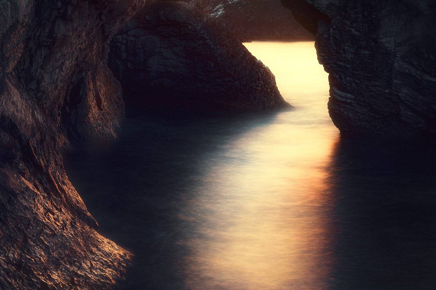 утро, скалы, море, Андрей Кровлин