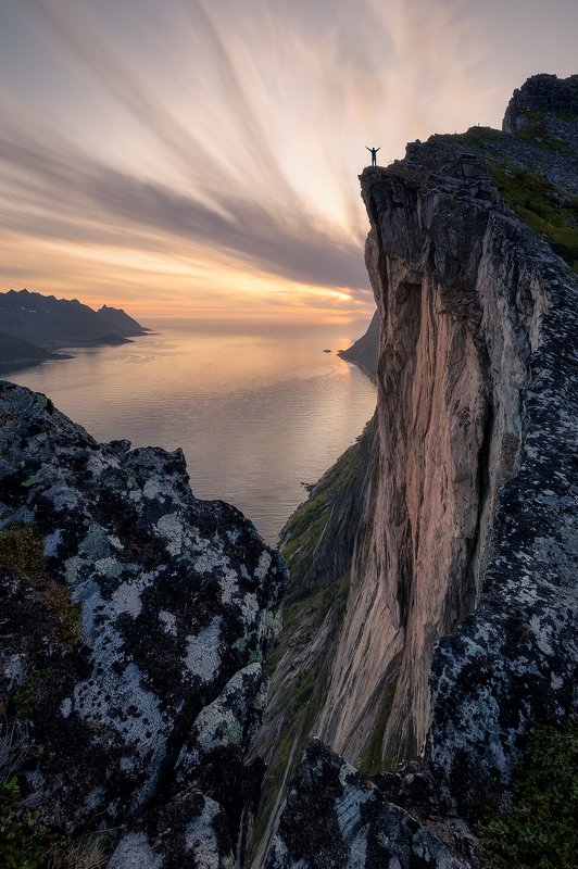 норвегия сенья хестен norway senja hesten Провожая солнце фото превью