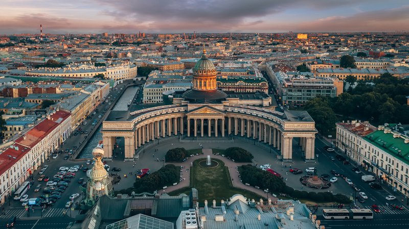 #спб #питер #город #закат #sunset #city Казанский Собор фото превью