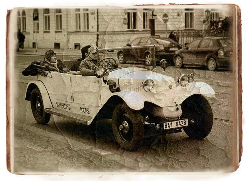 прага,машинка,ретро SIGHTSEEING TOURS фото превью