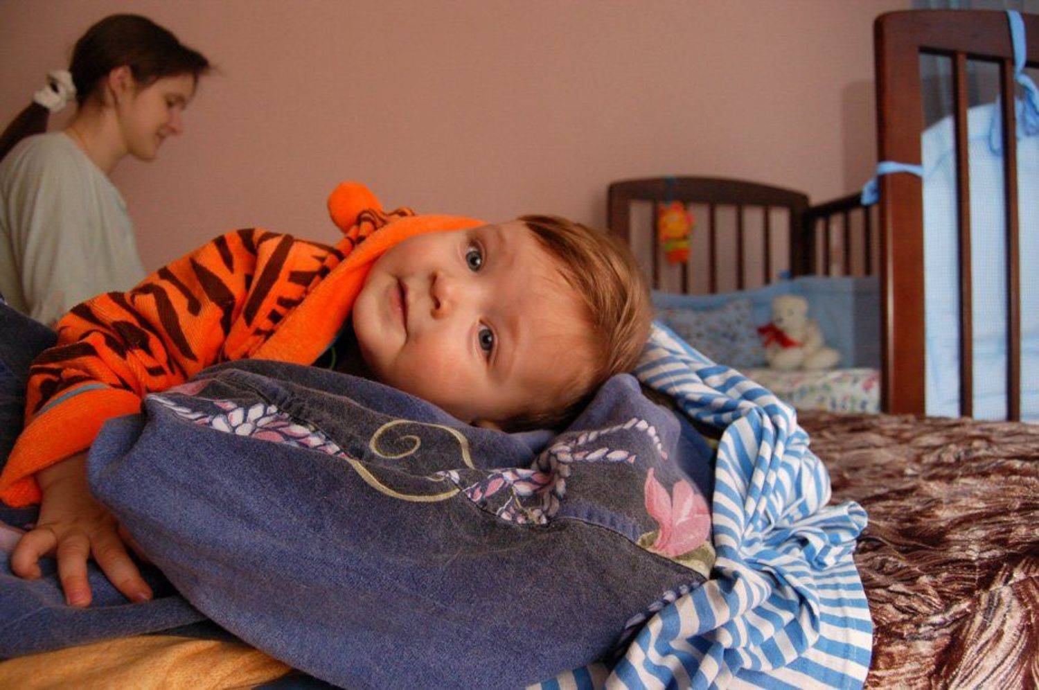 ребенок, малыш, мама, спать, sevat