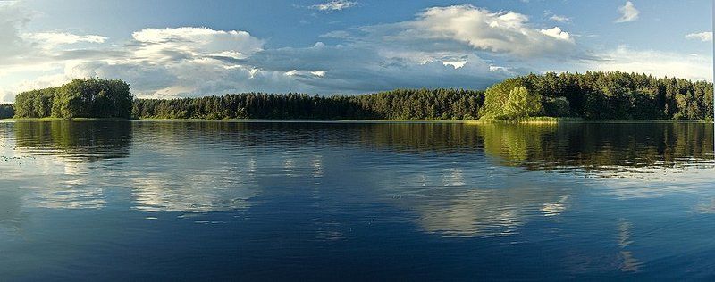 Панорама отражения... фото превью