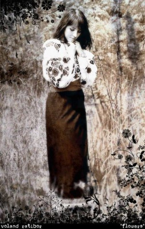 tradition uktaine girl portrait ethno photoshop Flowers... фото превью